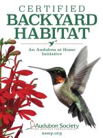 Backyard Habitat Certification (Existing Members)
